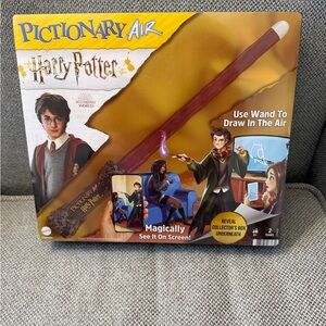 Mattel Pictionary Air Harry Potter Game - Yellow and Brown